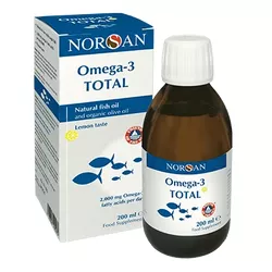 Norsan OMEGA-3 Total olej - 200ml Příchuť: Přírodní