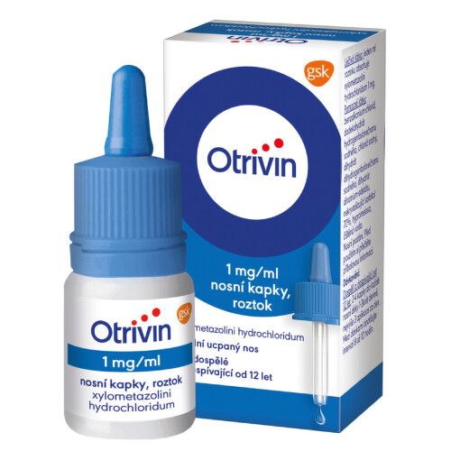 OTRIVIN 1MG/ML nosní podání kapky, roztok 1X10ML