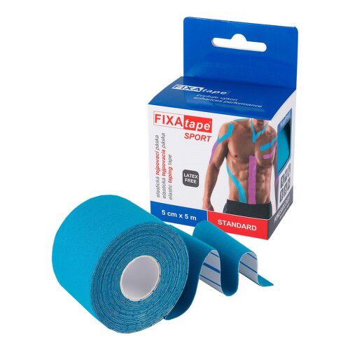 FIXAtape STANDARD sport tejp.páska 5cmx5m modrá