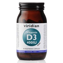 Viridian Vitamin D3 400IU cps.90