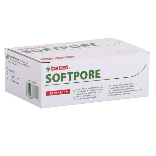 SOFTPORE náplast z netkaného textilu 1,25cm x 9,15m