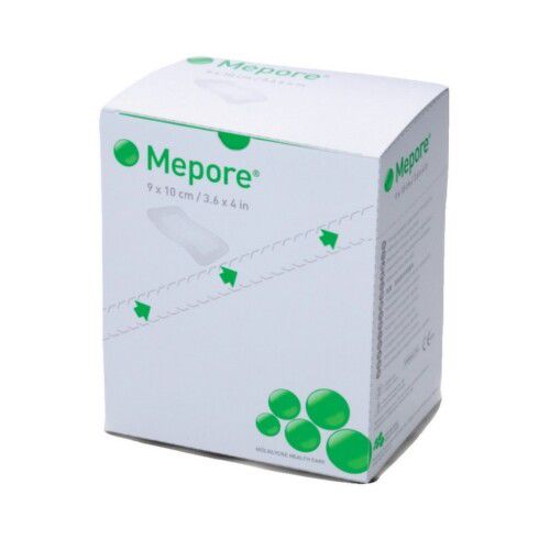 MEPORE 9X15 CM, 50 KS, SAMOLEPÍCÍ ABSORPČNÍ KRYTÍ, STERIL