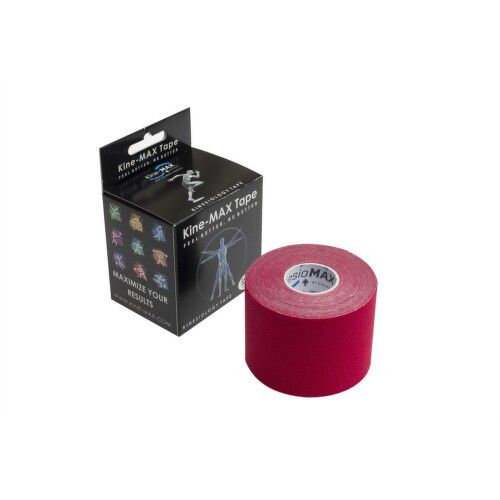 KineMAX Classic kinesiology tape červ. 5cmx5m