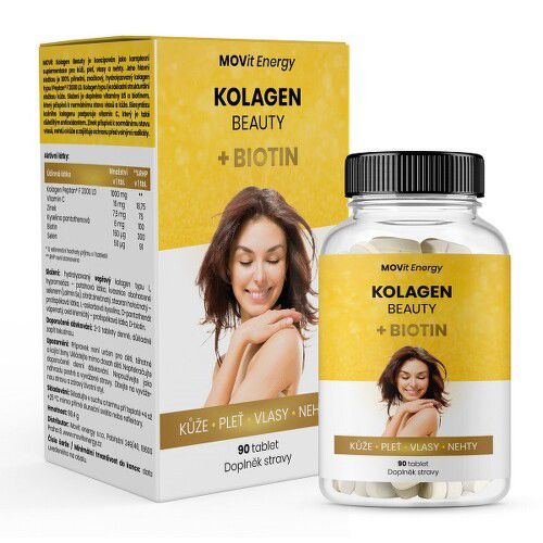 MOVit Kolagen Beauty+Biotin tbl.90