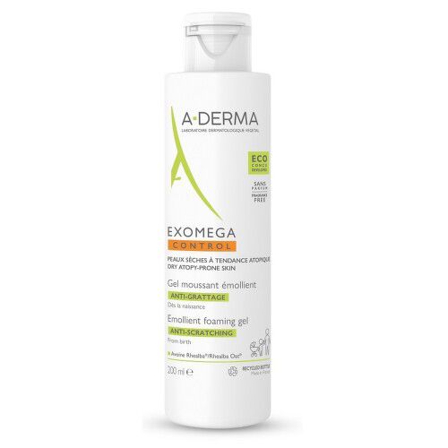 A-DERMA Exomega CONTROL Zvláč.pěnivý gel 200ml