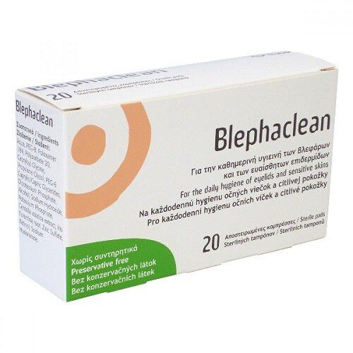 Blephaclean 20 sterilních tamponů