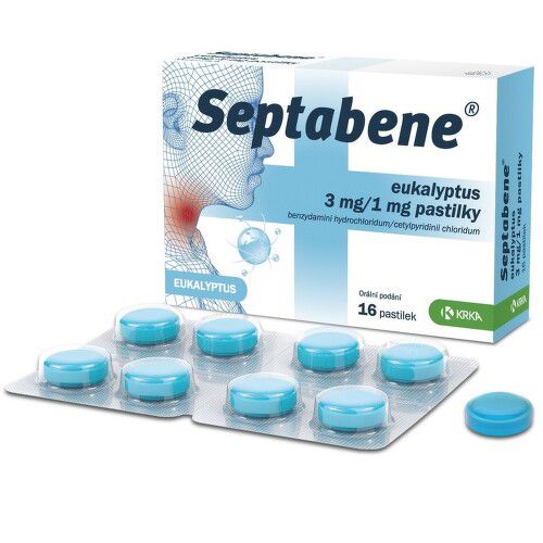 SEPTABENE EUKALYPTUS 3MG/1MG pastilka 16