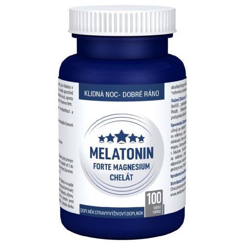 Clinical Melatonin Forte Magnesium chelát tbl.100