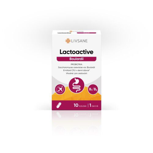 LIVSANE Lactoactive Boulardii PROBIOTIKA tob.10