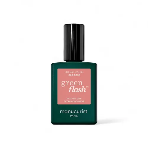 Manucurist Green Flash LED gel lak na nehty - Old Rose (15 ml)