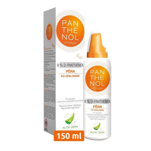 Panthenol Omega Chladivá pěna s aloe vera 9% 150ml