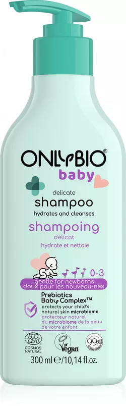 OnlyBio Jemný šampon pro miminka (300 ml) - vhodný hned od narození