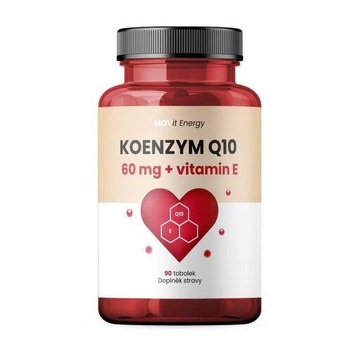 MOVit Koenzym Q10 60mg+vitamin E tobolky90