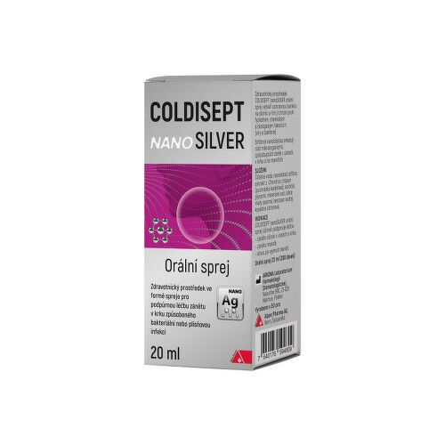 Coldisept nanoSilver orální sprej 20ml