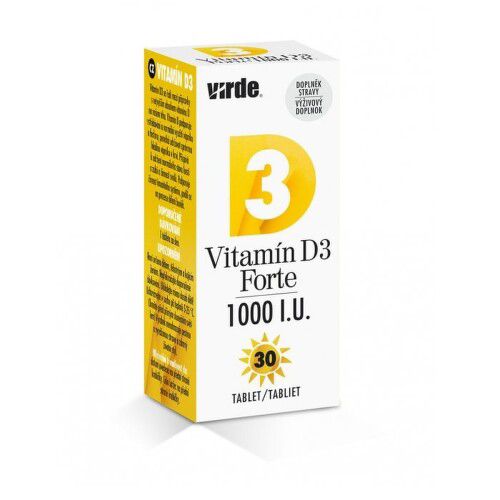 Vitamín D3 Forte 1000 I.U.tbl.30