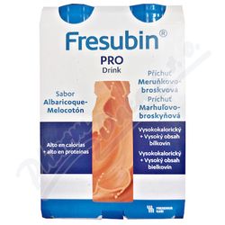 FRESUBIN PRO DRINK PŘÍCHUŤ MERUŇKOVO-BROSKVOVÁ perorální roztok 4X200ML