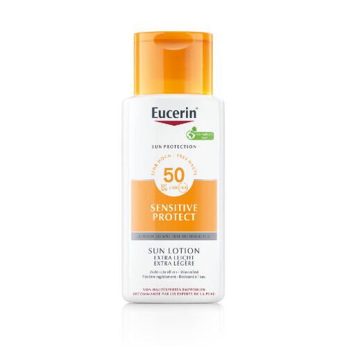 EUCERIN SUN mléko na opalování Sensitive SPF50+ 150ml