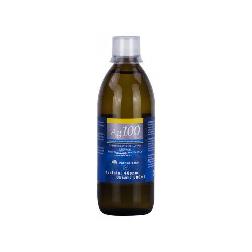 Koloidní stříbro Ag100 40ppm 500ml