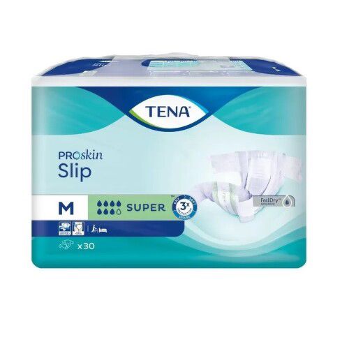 TENA SLIP SUPER MEDIUM KALHOTKY ABSORPČNÍ ZALEPOVACÍ, vel. M (30 ks)