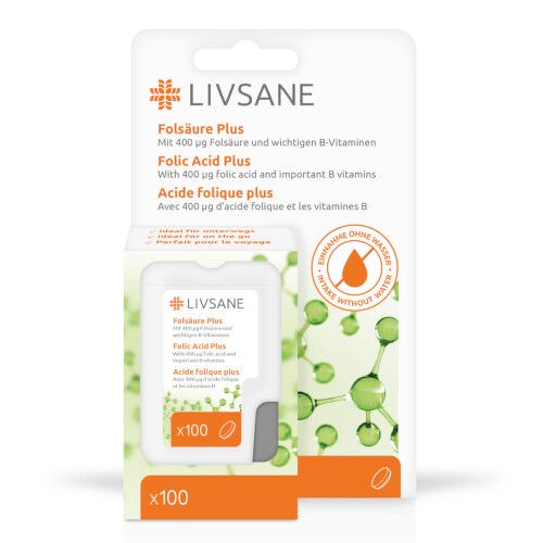 LIVSANE kyselina listová + B vitaminy 100 ks