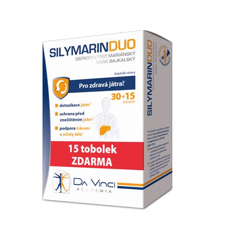 SILYMARIN DUO Da Vinci Academia tob.30+15 ZDARMA