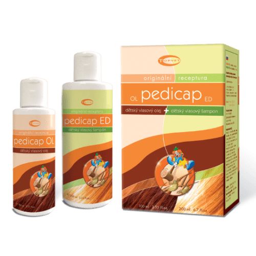 TOPVET Pedicap SET olej OL 100ml+šampon ED 200ml