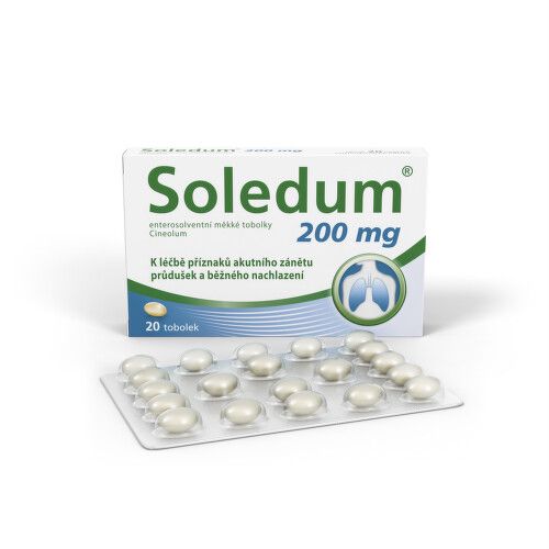 SOLEDUM 200MG enterosolventní měkké tobolky 20