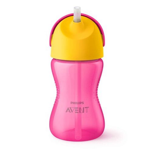 AVENT Hrnek s ohebným brčkem 300ml dívka