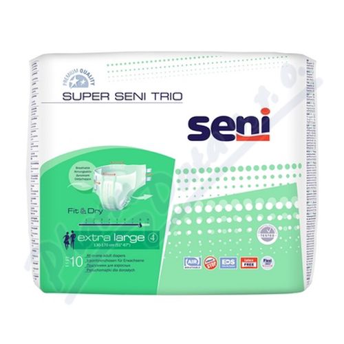 SENI SUPER TRIO LARGE KALHOTKY ABSORPČNÍ PRODYŠNÉ VYSOKÁ SAVOST, BOKY 10