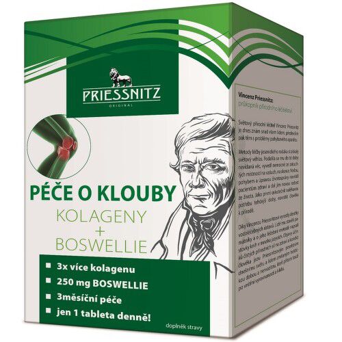 Priessnitz Kolag+Boswellie péče o klouby tbl.90+30