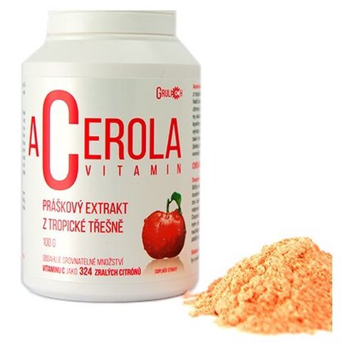 Acerola vitamin standardizovaný prášek 100g