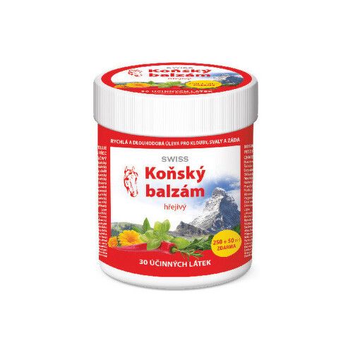 Koňský balzám SWISS hřejivý 250 + 50 ml