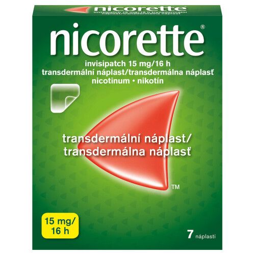 NICORETTE INVISIPATCH 15MG/16H transdermální náplasti 7 I